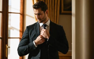 Jaki krawat wybrać do czarnego garnituru na wesele?