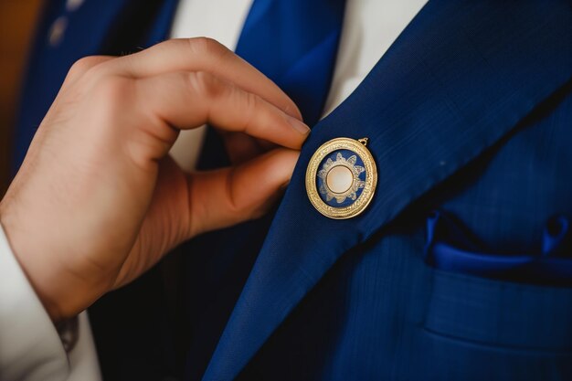 Po której stronie marynarki powinna być przypięta przypinka?